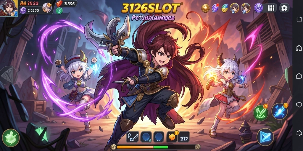 Tampilan gameplay 3126SLOT dengan karakter Anime yang menarik.