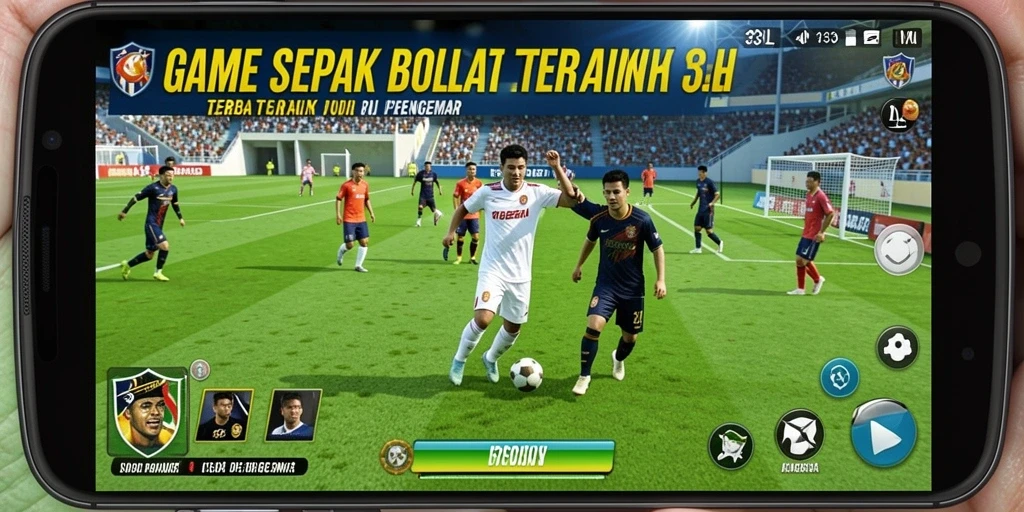 Gameplay menarik dalam 33L dengan aksi sepak bola yang seru.