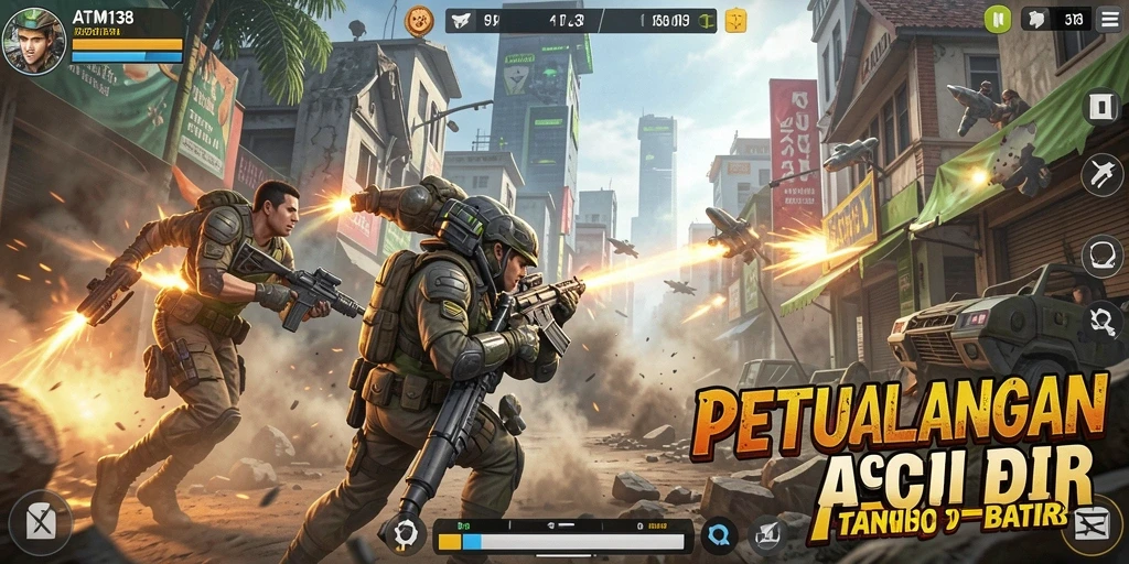Tampilan menarik gameplay aksion yang mendebarkan di ATM138.