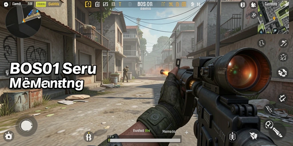 Tampilan menarik dari gameplay seru BOS01 saat pertempuran terjadi.