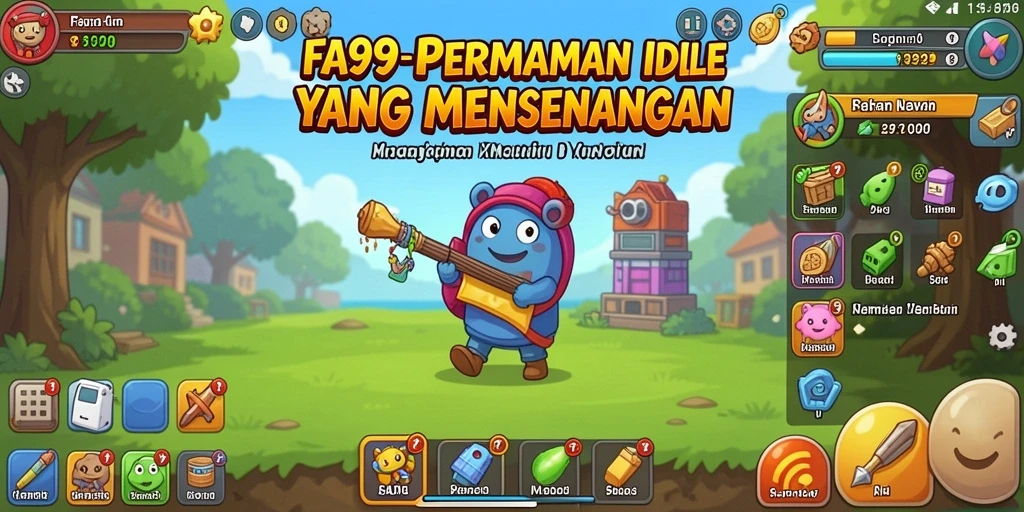 Gameplay <strong>FA99</strong> yang menenangkan dengan elemen Idle yang menarik.
