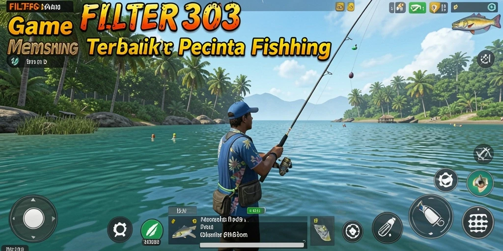 Tampilan gameplay FILTER303 yang menarik dengan suasana memancing yang realistis.