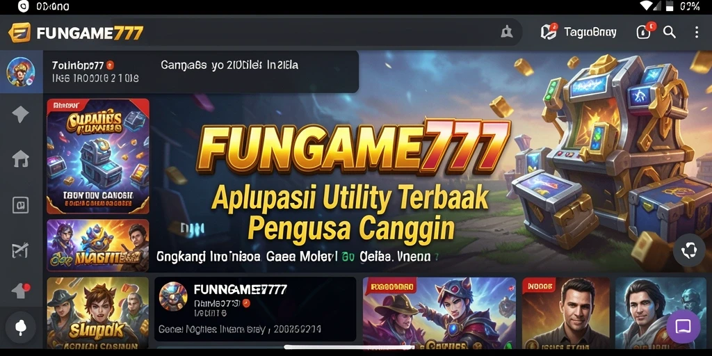 Tampilan antarmuka FUNGAME777 yang mudah digunakan.