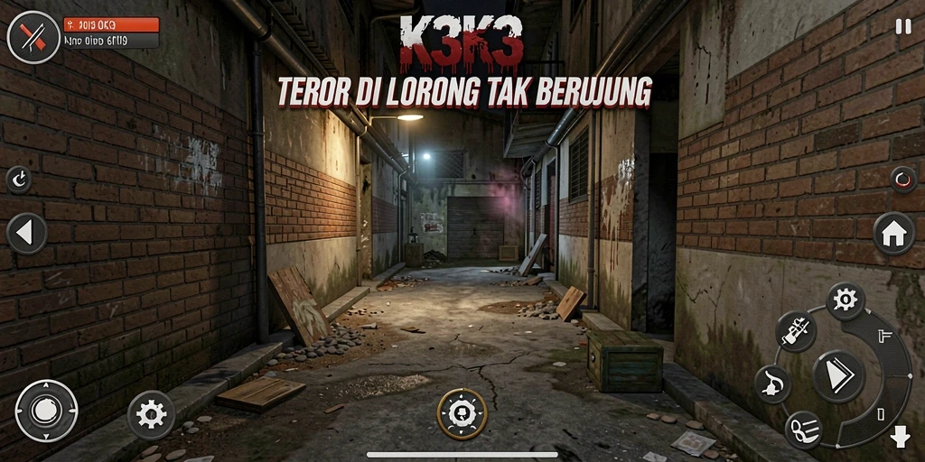 Screenshot menampilkan atmosfer mencekam K3K3 dalam gameplay.