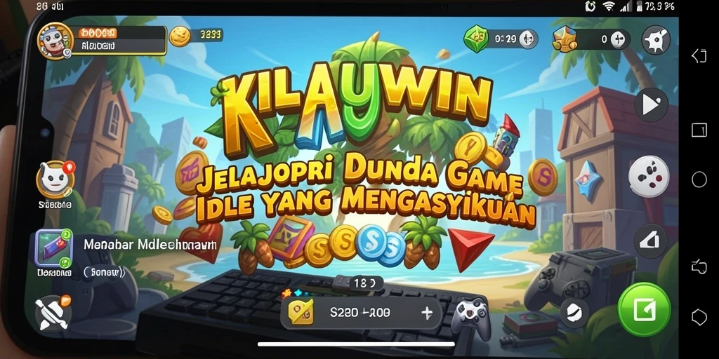 Tampilan gameplay KILAUWIN yang menarik dengan fitur Idle.