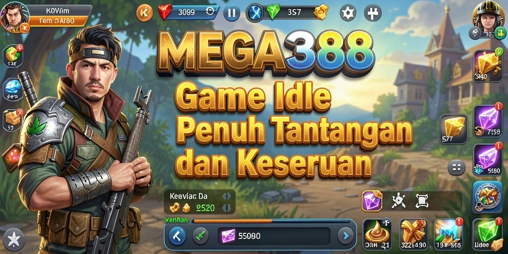 Screenshot utama MEGA388 menampilkan gameplay yang menarik dan interaktif.