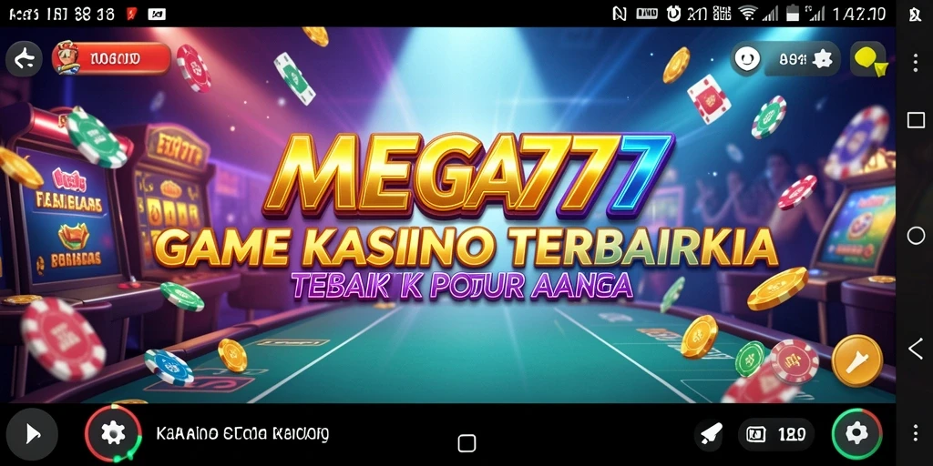 Tampilan menarik dari gameplay MEGA777 yang menggugah semangat bermain kasino.