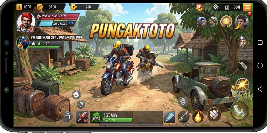 Screenshot gameplay PUNCAKTOTO yang menampilkan aksi strategi yang mendebarkan.