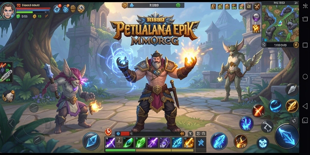 Screenshot menampilkan aksi pertempuran seru dalam RI889.