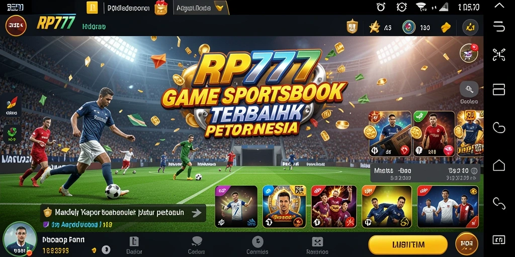 Tampilan gameplay RP777 yang menarik dalam taruhan Sportsbook.
