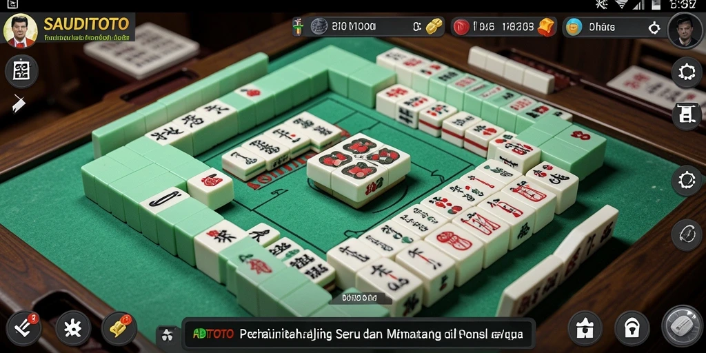 Tampilan gameplay menegangkan dalam SAUDITOTO yang seru.
