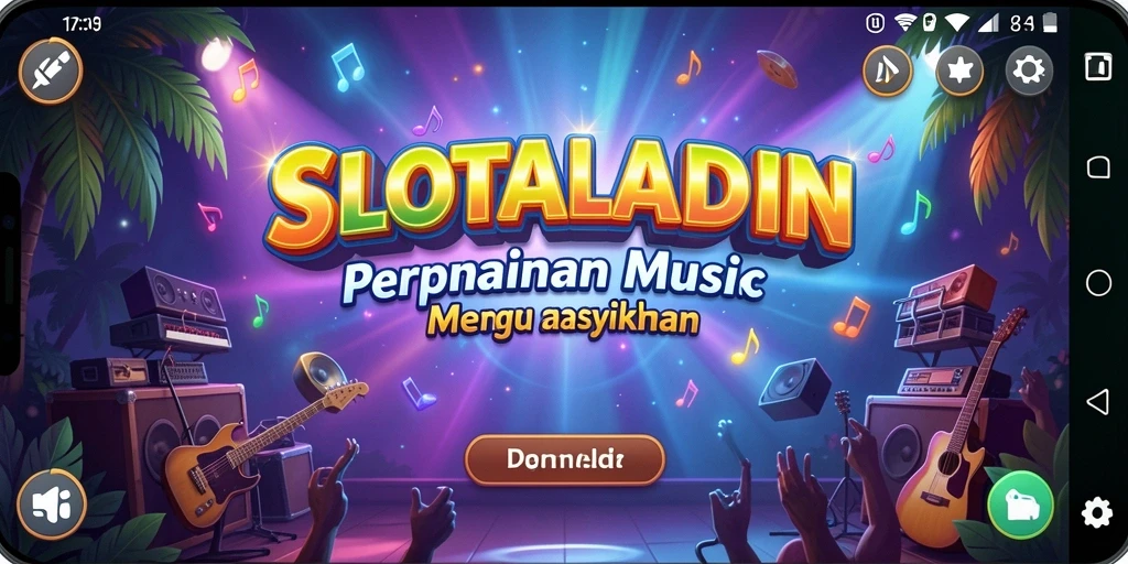 Tampilan menarik gameplay music di SLOTALADIN.