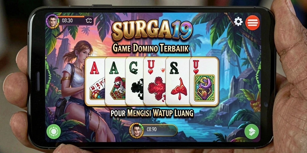 Tampilan gameplay menarik SURGA19 saat bermain Domino.