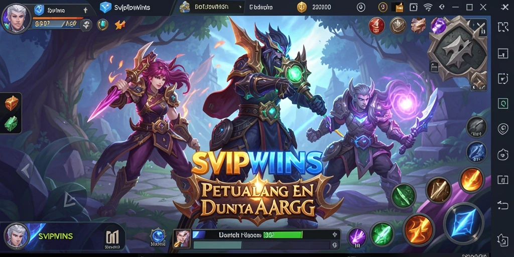 Gameplay SVIPWINS yang mendebarkan dalam dunia ARPG.
